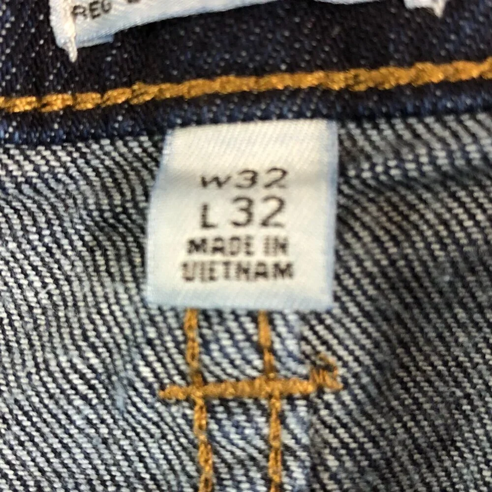 J. Crew 484 Slim Dark Wash Jeans Size 32 X 32